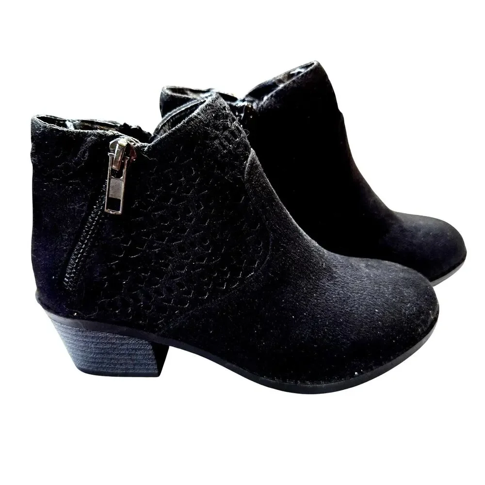 Link + More Girl's Size 2 2.5 Ankle Boots Shoes Slippers Bulk Lot of 3  2 1/2